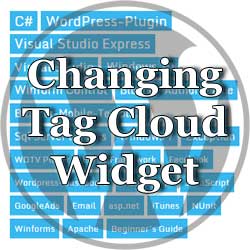 wordpress modifying parameters for tag- loud-widget thumbnail