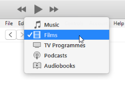 iTunes Library - Films Group iTunes Library - Films Group