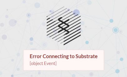 Substrate front-end template - Error connecting to Substrate