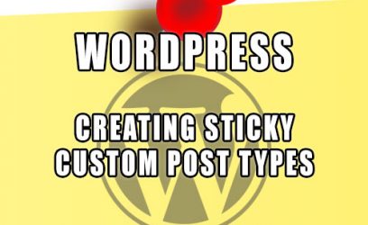 Wordpress - Creating sticky custom post types