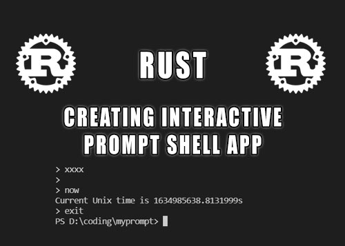 Rust - interactive shell prompt input app