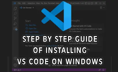 VS Code - Install Visual Studio Code on Windows