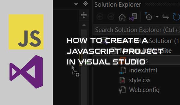 Visual Studio - Create JavaScript Project