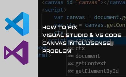 Visual Studio and VS Code IntelliSense Canvas Context Problem