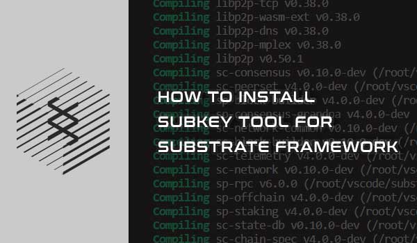 Install Substrate subkey command line tool