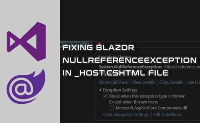 Fixing Blazor NullException in _host.cshtml file
